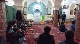 مسابقه گروهی حفظ سوره مبارکه جمعه برای پویندگان ترم ۷ تا ۱۴