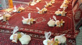 سومین  مرحله کمک مؤمنانه بسیجیان پایگاه مقاومت بسیج شهید فهمیده