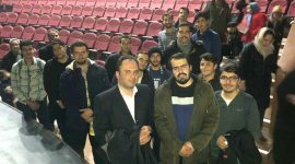 تماشای جمعی پویندگان همراه خانواده و مربی